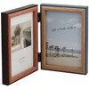 LADONNA 086962 AVANTI DF85-PD-NV Navy Picture Frame, 2 Sides Postcard