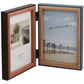 LADONNA 086962 AVANTI DF85-PD-NV Navy Picture Frame, 2 Sides Postcard