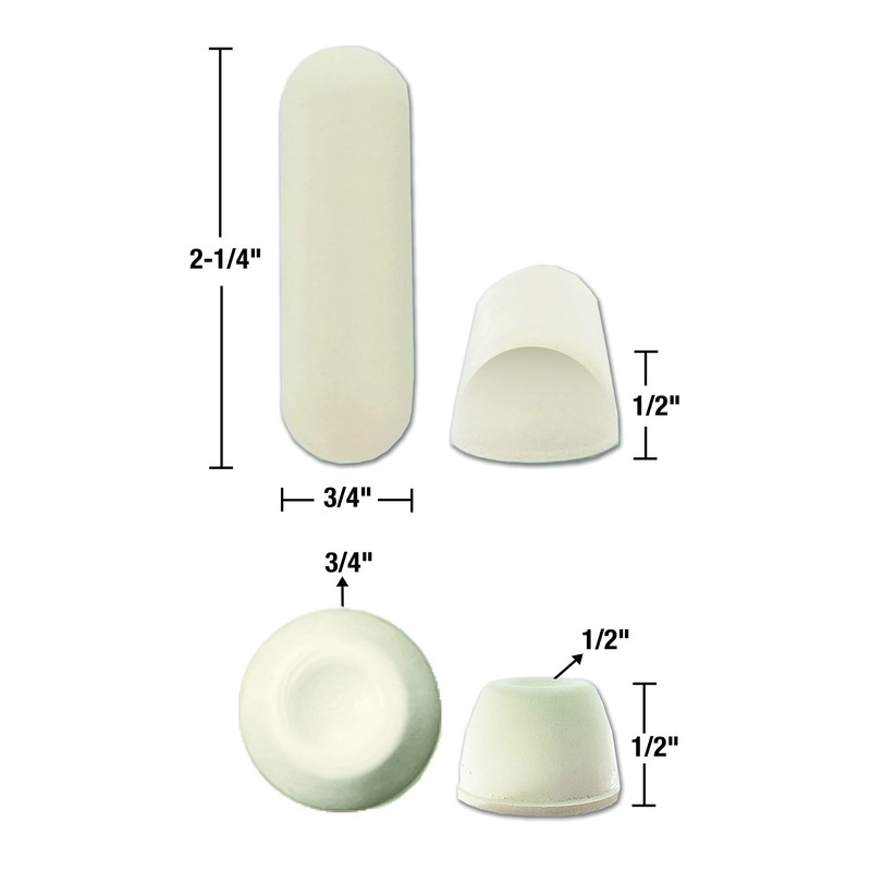 Danco 10062 Universal Toilet Seat Bumper, For Use With Toilet