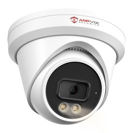 Anpviz 8MP POE Camera, Turret Security IP Camera with 100ft Smart Color Night Vision, Human Vehicle Detection, POE Surveillance Camera with Metal Housing, Built-in Mic, NDAA Compliant (U Series)