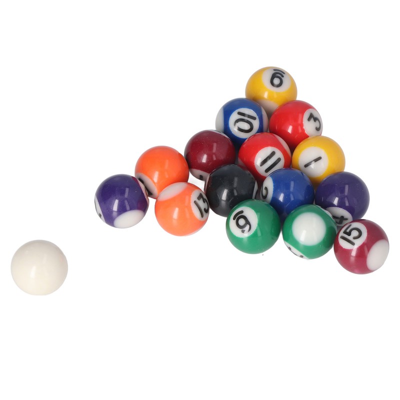 25mm Mini Billiard Ball Complete 16 Balls Set American Style