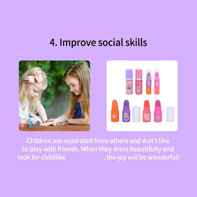 Shell Shaped Make Up Box Kids Makeup Kit for Children