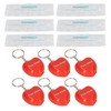 6pcs Cardiopulmonary Resuscitation Face Shield Portable Hygienic Pocket Facial Cover