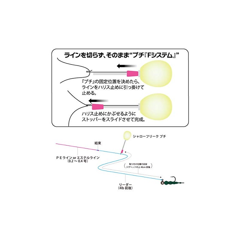 Arukazik Japan (アルカジックジャパン) Float 25019 Shallow Freak PUCHI F White