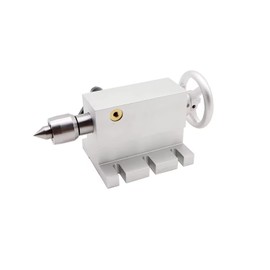 CNCTOPBAOS MT2 65mm Tailstock,Morse Taper 2 Live Center Height Woodworking Lathe Chuck Handle For Rotary Table CNC Router Engraving Machine Milling Lathe CNC 4th Axis