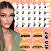 Cluster Lashes Kit Wispy Eyelashes Individual Clusters 480pcs D Curl