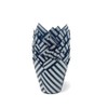 Bakery Direct Black with Silver Stripe Muffin Tulip Wraps Cupcake