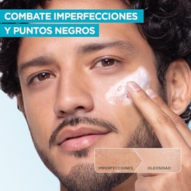 Garnier Express Aclara Gel Limpiador Facial, Anti Imperfecciones, con Ácido Salicílico 2, Vitamina C y Niacinamida, para Piel Grasa yo con Tendencia  