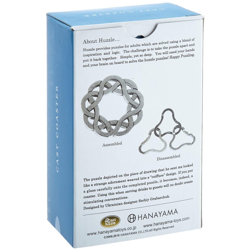 Bartl Huzzle Cast Puzzles, 50 Different High Quality Metal Puzzles