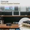 Cubilux AS-BS1 2-Way Speaker Selector Switch Box, A/B Amplifier Switcher