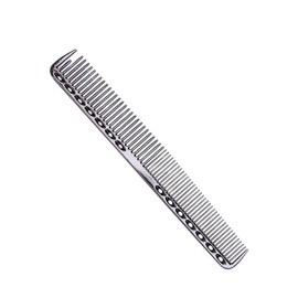 IWOWHERO Aluminium Hairdressing Styling Comb Double-sided Tooth Hair Comb Hair Cutting Tool Brush