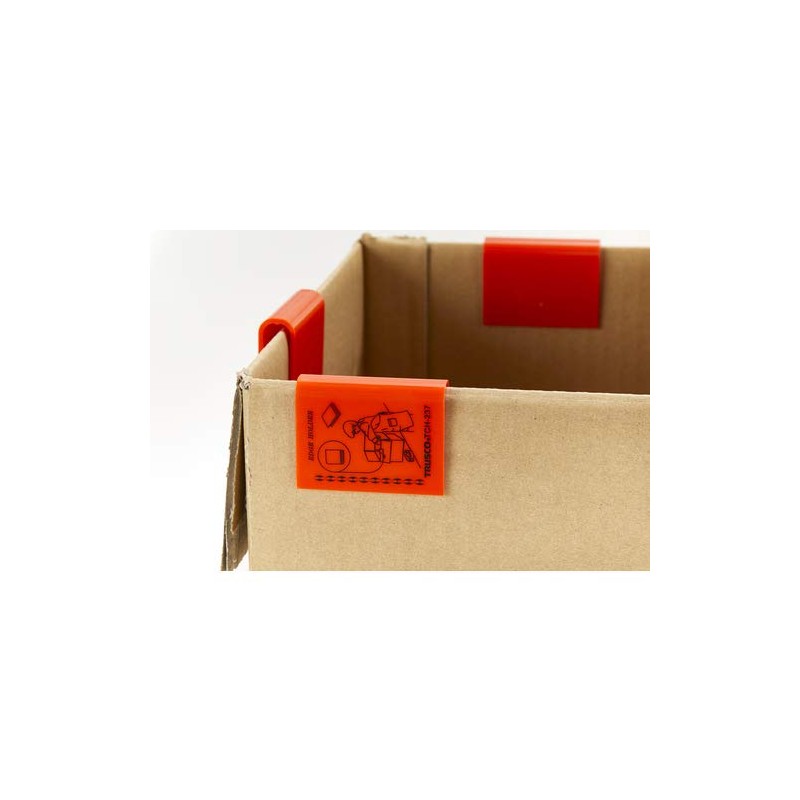 Trusco TCH237 Carton Edge Holder, Pack of 4 Pieces