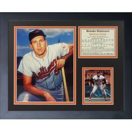 Legends Never Die "Brooks Robinson Framed Photo Collage, 11 x 14-Inch, (11280U)