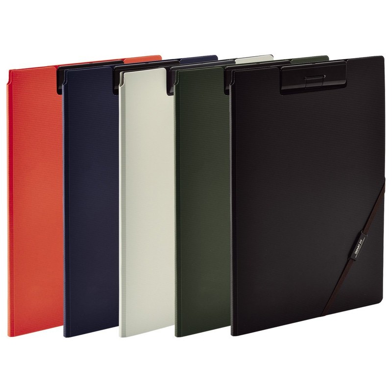 Lihit Lab F7560-11 Binder Clip File, Multi-Function, A4, Navy