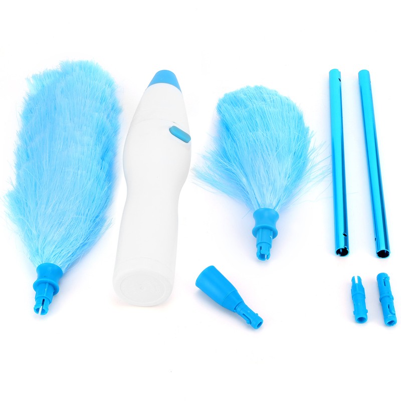 Feather Duster Rotatable Telescoping Dust Cleaner Electric Dust Cleaning Tool