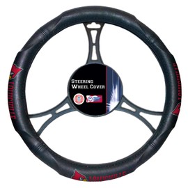 Louisville Cardinals Steering Wheel Cover, 14.5"-15.5"