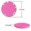 PinePoem Car Cup Holder Coaster with Bling Crystal Rhinestone, 6