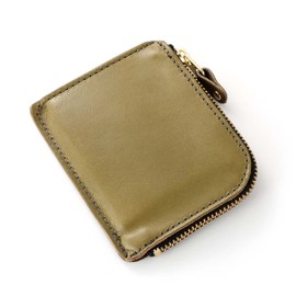 Naru Genuine Tochigi Leather Coin Purse, Coin Purse, Men's, Women's, Mini Wallet, Fashionable, Popular, Brand, Made in Japan, green