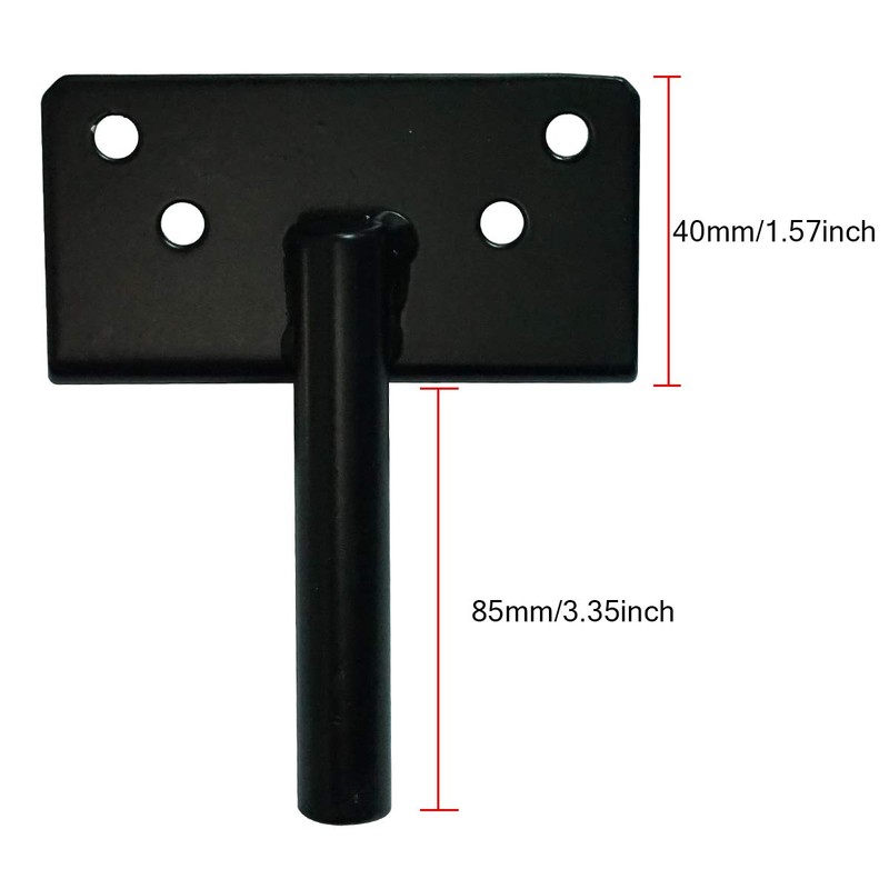 Self-Locking Gate Latch Heavy Duty Post Mount Automatic Gravity Lever