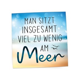 Pin, Fridge Magnet with Sayings, 7 x 7 cm