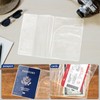 Clear Passport Protector Holder Waterproof Plastic Passport Cover Vinyl ID