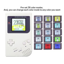 HISPEEDIDO V5 Ultra IPS Backlight Kit For GAMEBOY GBO Replacements Backlit Kits LCD Screen 36 color modes GB DMG V5 Ultra Version Built in FRM OSD Function