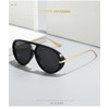 IKANOO Oversized Aviator Sunglasses for Women Men Trendy Large Big