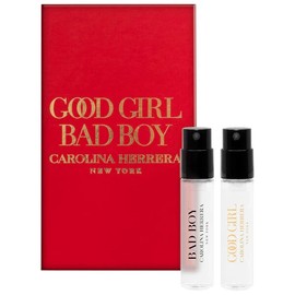 Carolina Herrera  Good Girl & Bad Boy DUO 1.2mL Each Trial Spray Vial NEW