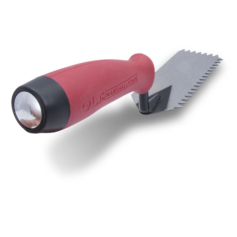 MARSHALLTOWN QLT V Notched Margin Trowel, Flooring and Tiling, Soft