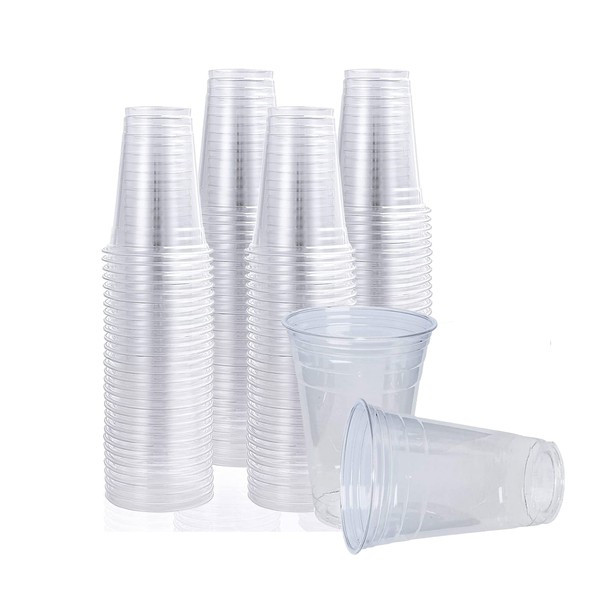 DHG PROFESSIONAL 10oz Crystal Clear PET Plastic Cups (Case of