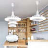 Wolike 1pc 2-in-1 Three-Speed Mode LED Fan Light, LED Lamp