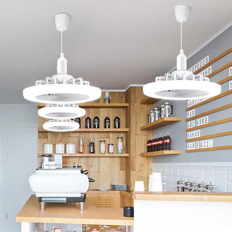 Wolike 1pc 2-in-1 Three-Speed Mode LED Fan Light, LED Lamp
