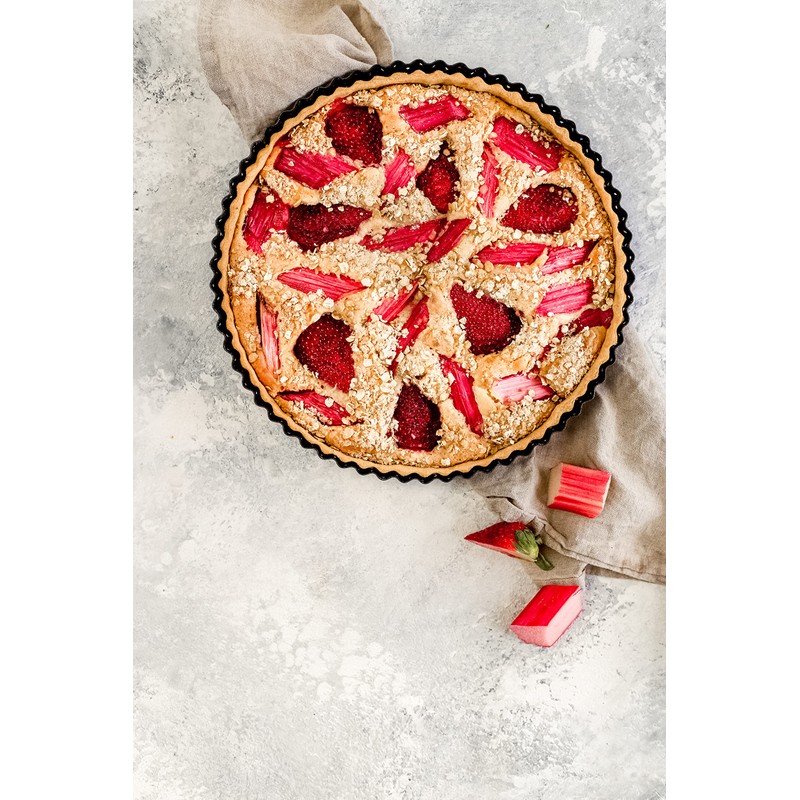 Kitchen Craft Master Class Antihaft-groß aus Flan/Quiche Pfanne mit Hebeboden,