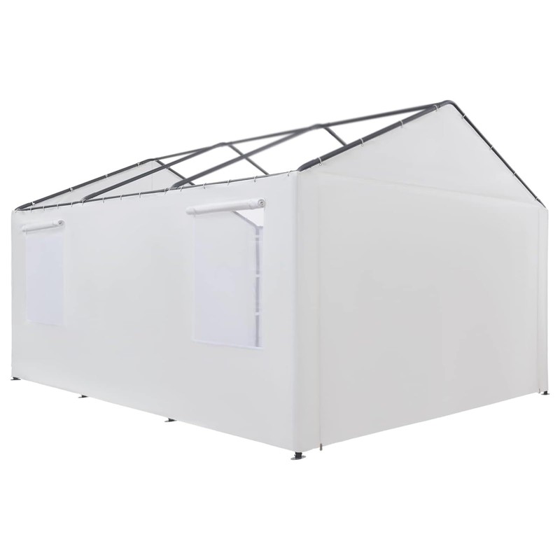 FORALEBEN Carport Replacement Side Wall Tarp Top for 10' x