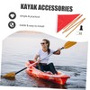 KICHOUSE Kayak Accessory Folding Flag Pole Safety Flag Bright Conspicuous