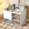Catekro Pen Organizer with 3 Drawer, Desk Top Accessories Stationary