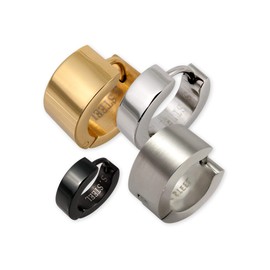 Fly Style – 1 Pair – Stainless Steel Creole Earrings, customisable, Stainless Steel