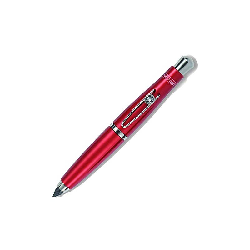 KOH-I-NOOR Metal Mechanical Pencils with Sharpener 5320 red