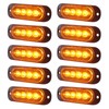 XtraGlow 3.4 Inch Trailer Marker Lights Amber LED Clearance Side