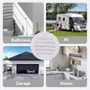 Round Aluminum Louver with Insect Screen, 2 Inches, White, 6-Pack