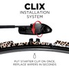 Clix Wipers - 20" Jersey Girl Leapord Print Automotive Replacement
