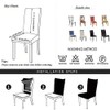 Shukii Stretch Dining Chair Covers - Waterproof PU Leather Slipcovers