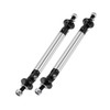 Partuto 2pcs 75mm/2.95in Car Splitter Support Rods Adjustable Front Rear