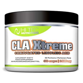 HI TEC NUTRITION Health Line CLA Kapseln Extreme Nahrungsergänzungsmittel für Sportler - Supplement für Muskelaufbau - Gym Supplements für Männer und Frauen 60 Kapseln Geschmack Neutral - 2 x Täglich