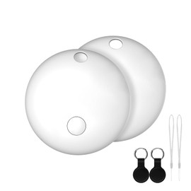 Air-tags-2pack - Air Tracker Tag [Apple MFi Certified] with Find My (iOS Only), Air Smart Tag Key Finder, No App Required, Item Locator, Waterproof, 365-Day Battery, Pet, Wallet, Luggage - F03