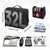 Large Hat Bag for Baseball Caps, Stackable Hat Organizer Bag,