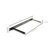 Heavy Duty Floating Shelf Bracket - 1 1/4 backplate