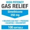 Maximum Strength Gas Relief Softgels with Simethicone 250 mg Relieve
