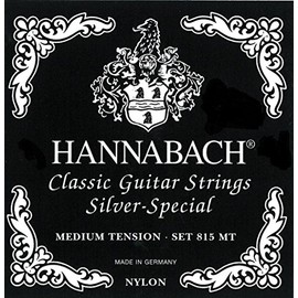 Hannabach Series 815 Medium Tension Silver-Plated Strings Set of 8