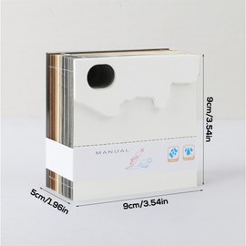 Time Piece Calendar 2025, 3D Magic Castle Weekly Calendar with LED Light, Desk Calendar DIY Paper Carving Art Memo Pad Craft Gift for Christmas Atomasphere Housewarming Desktop Decoration